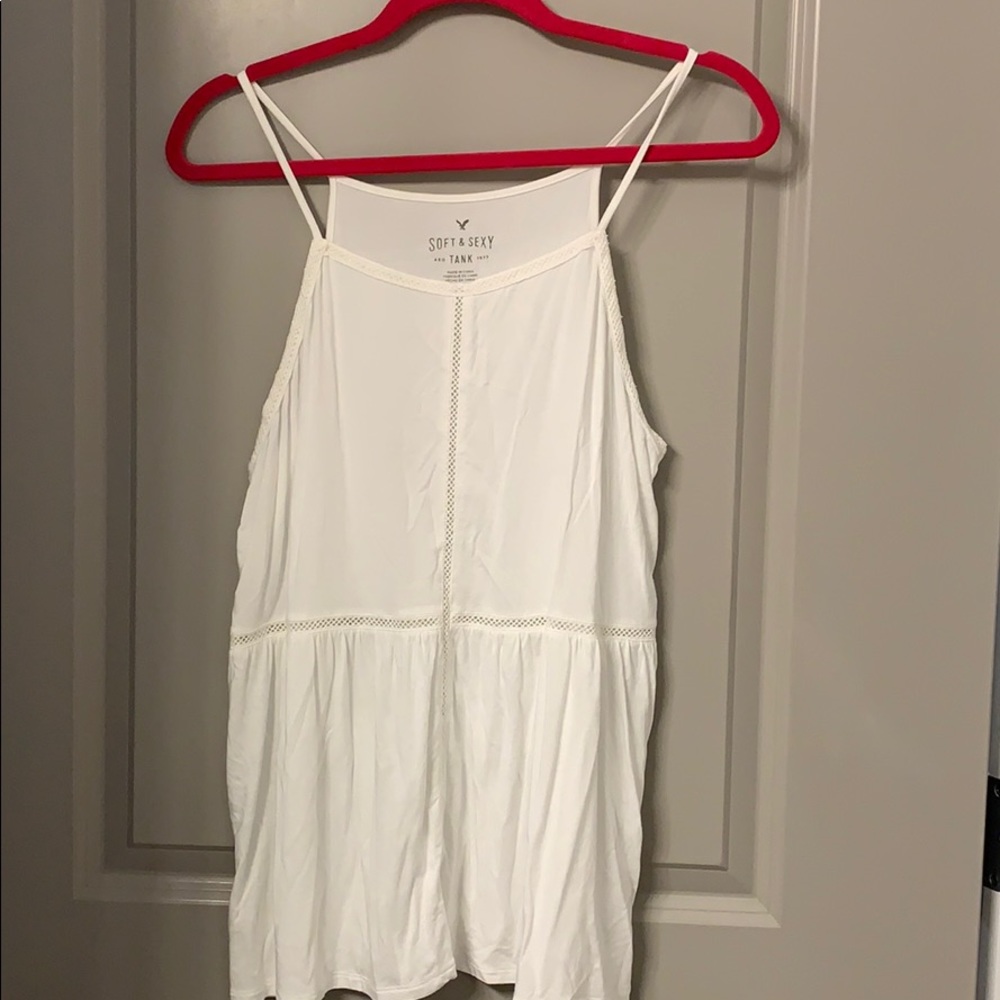 AEO white spaghetti strap tank